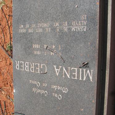 GERBER Miena 1918-1988