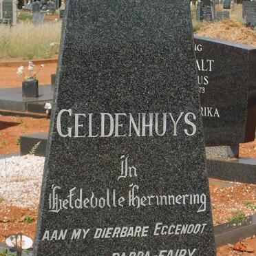 GELDENHUYS Bertus 1910-1974