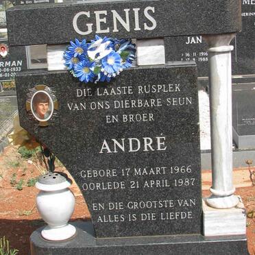 GENIS André 1966-1987