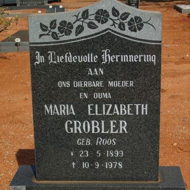 GROBLER Maria Elizabeth nee ROOS 1899-1978