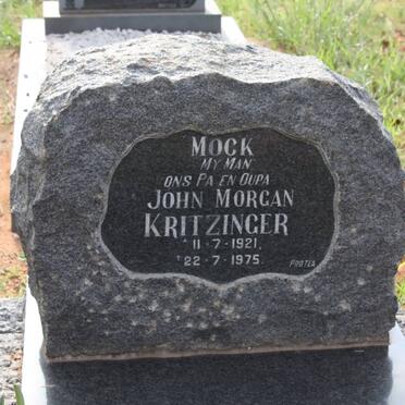 KRITZINGER John Morgan 1921-1975