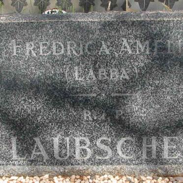 LAUBSCHER Fredrica Amelia