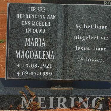 MEIRING Maria Magdalena 1921-1999