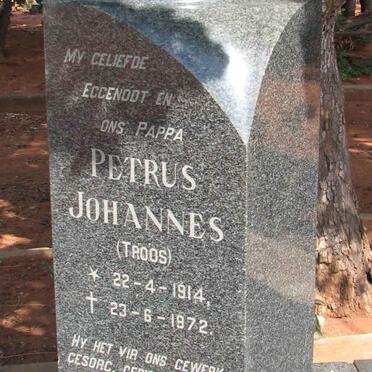 MERWE Petrus Johannes, van der 1914-1972