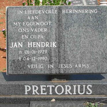 PRETORIUS Jan Hendrik 1929-1990