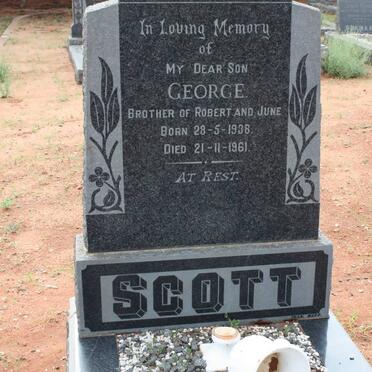 SCOTT George 1938-1961