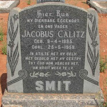 SMIT Jacobus Calitz 1885-1958