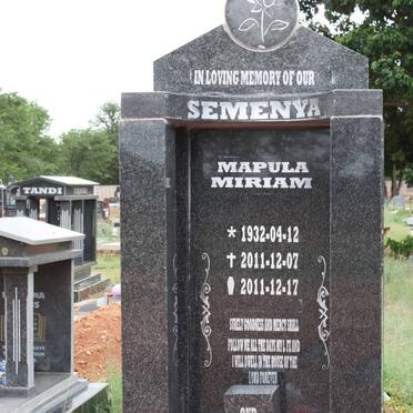 SYMENYA Mapula Miriam 1932-2011