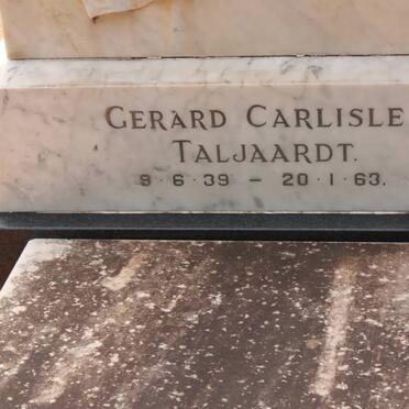 TALJAARDT Gerard Carlisle 1939-1963