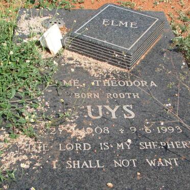 UYS Elme Theodora nee ROOTH 1908-1993