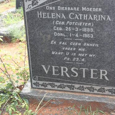 VERSTER Helena Catharina nee POTGIETER 1889-1963