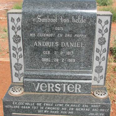 VERSTER Andries Daniel 1917-1968