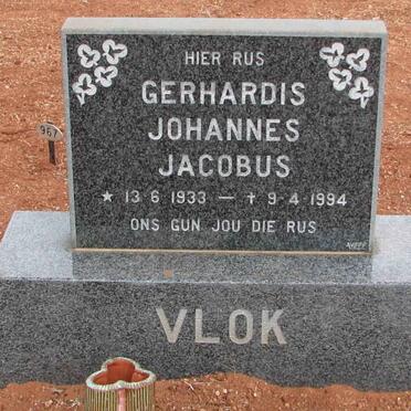 VLOK Gerhardis Johannes Jacobus 1933-1994