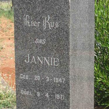 WYK Jannie, van 1947-1971