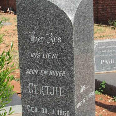 WYK Gertjie, van 1960-1972