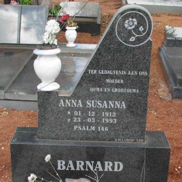 BARNARD Anna Susanna 1912-1993