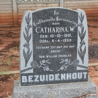 BEZUIDENHOUT Catharina W. 1901-1959