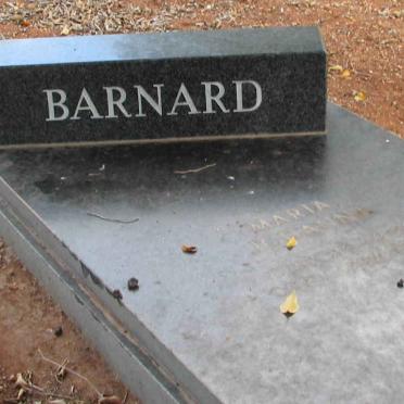 BARNARD Maria Johanna