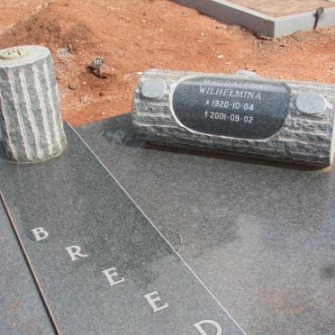 BREED Jacob 1915-1990 &amp; Magdalena Wilhelmina 1920-2001