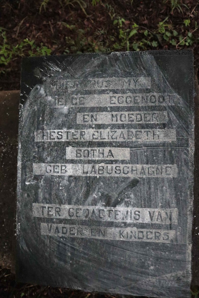 BOTHA Hester Elizabeth nee LABUSCHAGNE