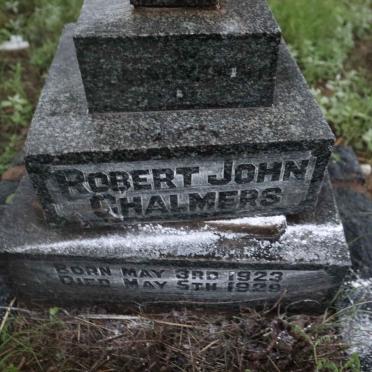 CHALMERS Robert John 1923-1929
