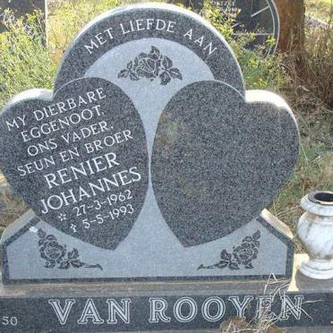 ROOYEN Renier Johannes, van 1962-1993