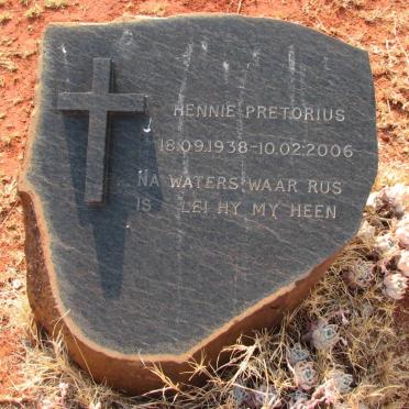 PRETORIUS Hennie 1938-2006