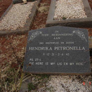 KRUGER Hendrika Petronella 1931-1945