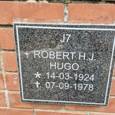 HUGO Robert H.J. 1924-1978