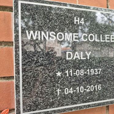 DALY Winsome Colleen 1937-2016