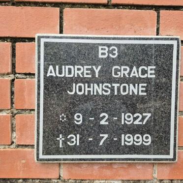 JOHNSTONE Audrey Grace 1927-1999
