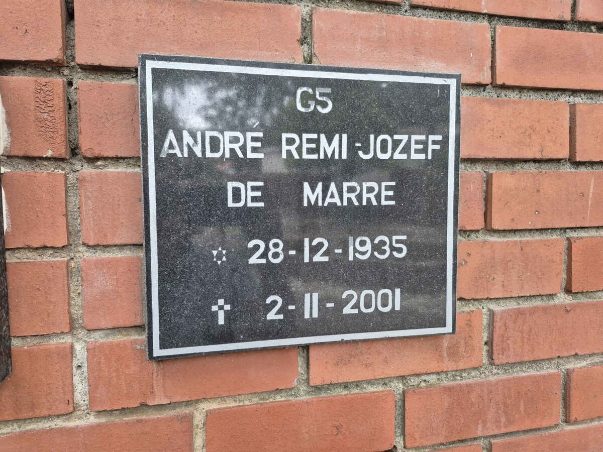 MARRE Andre Remi-Jozef, de 1935-2001