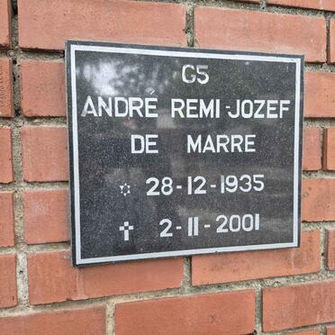 MARRE Andre Remi-Jozef, de 1935-2001