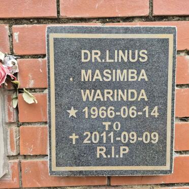 WARINDA Linus Masimba 1966-2011