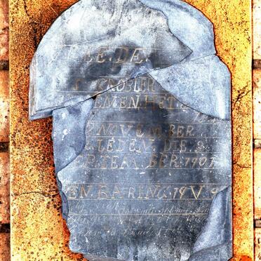 GROBLER, D.S. 18??-1901 