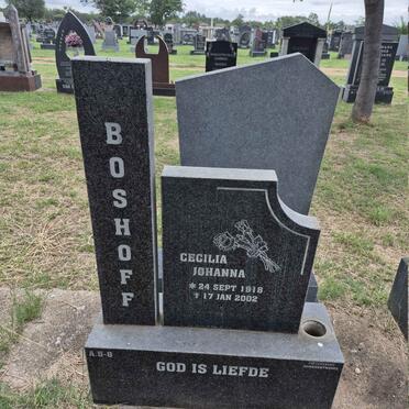 BOSHOFF Cecilia Johanna 1918-2002