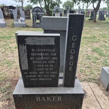 BAKER George 1944-2000