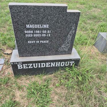 BEZUIDENHOUT Magdeline 1981-2003