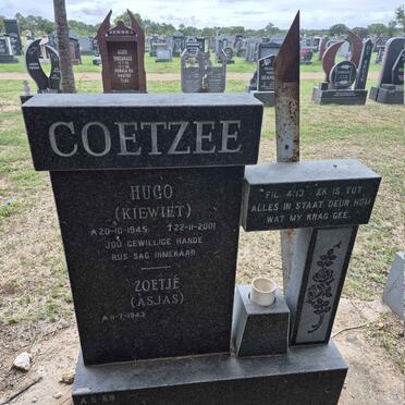 COETZEE Hugo 1945-2001 & Zoetje 1953- 