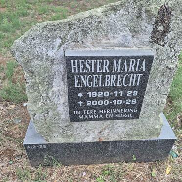 ENGELBRECHT Hester Maria 1920-2000