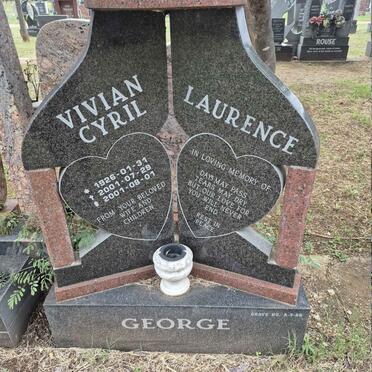 GEORGE Vivian Cyril Laurence 1926-2001