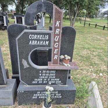 KRUGER Cornelis Abraham 1952-2003