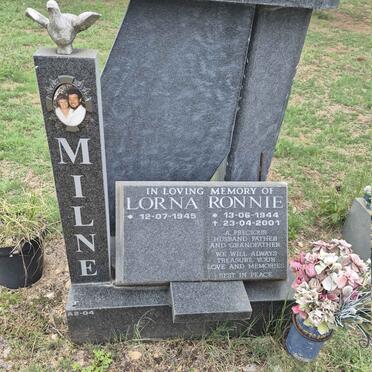 MILNE Ronnie 1944-2001 & Lorna 1945-