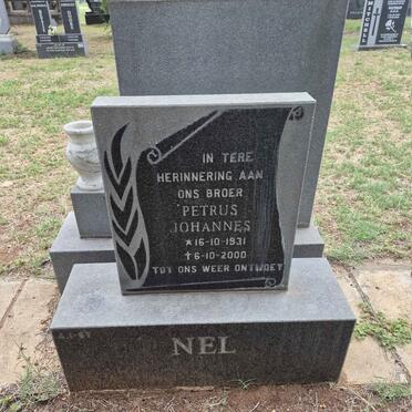 NEL Petrus Johannes 1931-2000