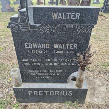 PRETORIUS Edward Walter 1979-2001