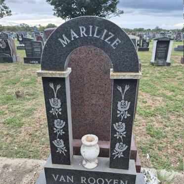 ROOYEN Marilize, van 1982-2001