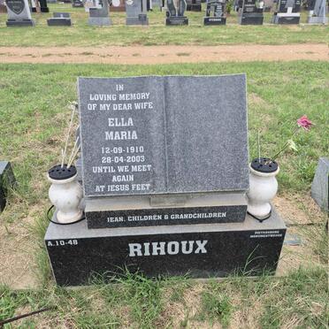 RIHOUX Ella Maria 1910-2003