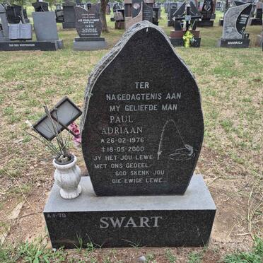 SWART Paul Adriaan 1976-2000