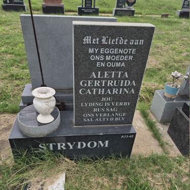STRYDOM Aletta Gertruida Catharina 1947-2003 _1