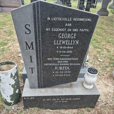 SMIT George Llewellyn 1944-2001 & Jurita 1946-2008